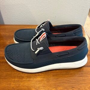 Reef Swellsole Skipper Boat Shoes Hybrid Loafers Size 12 Mens Navy Blue